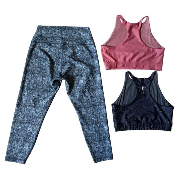 Peloton Athletic Bundle size L Leggings Tops - Picture 2 of 14